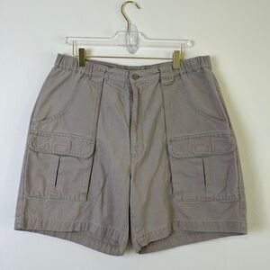 Savane Men’s Khaki Cargo‎ Shorts, size 36, VGUC